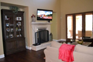 Living - 2 Way Fireplace off Wine Room