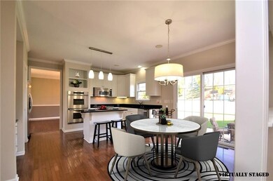 Open Kitchen overlooking the back yard entertainin