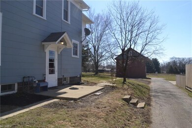 View from the front of the house to the back