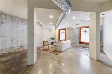 Enormous windows fill this open floor plan