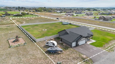 Aerial perspective of lot lines