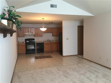 Combination living room and Kitchen area is newly 