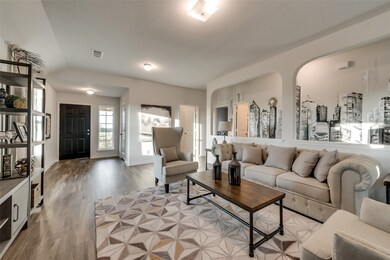 Image is a model home representation of the same layout.