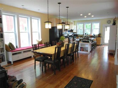 Dining Room. The dramatic first floor has no inter