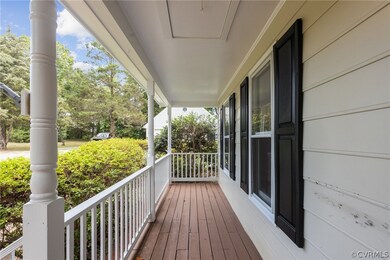 Full front porch perfect for relaxing
