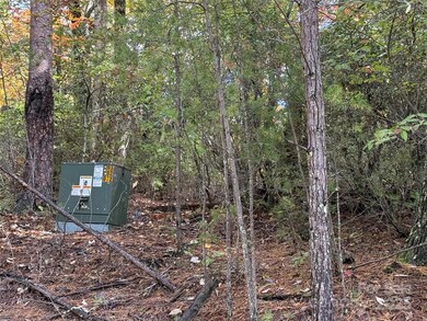 Underground power at corner of lot.