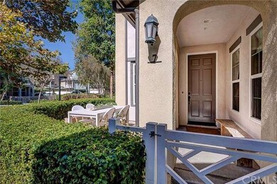 Front porch area for dining or watching kids play 