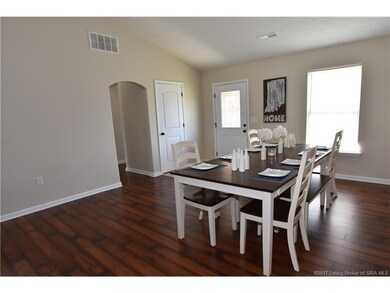 This dining area is Spacious.  This table seats 10