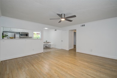 Living Area- barstools can also be put at the Brea