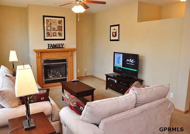 9' ceilings, gas fireplace and lots of natural light.