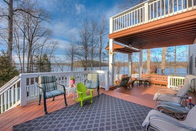 Beautiful two level deck with spectacular water views.