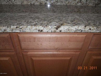 Kitchen counter and cabinets