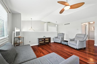 Laminate floors with a faux cherry finish
