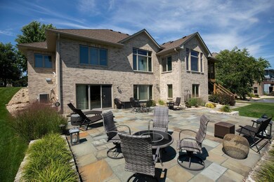 Amazing blue-stone patio