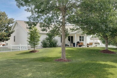 Beautiful, level fenced in yard.
