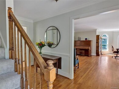 View from foyer into living room.