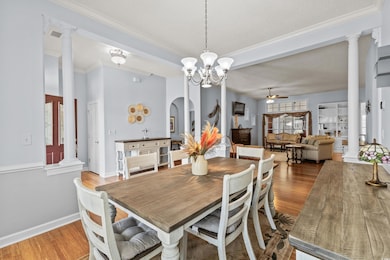 Columns and decorative molding
