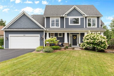 This home is nestled on a private drive.