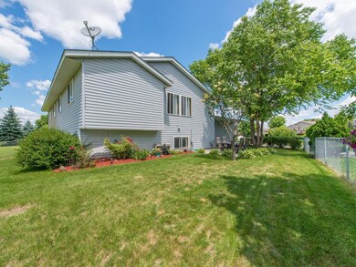 Side view of the home.