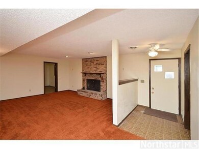 The lower level 15x15 Family Room has a wood-burni