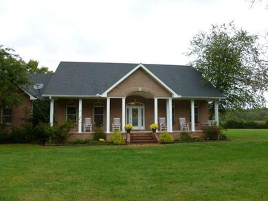 Up close of the front of the home.