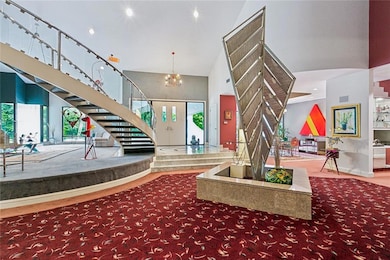 One-of-a-kind Works of Art in front living area