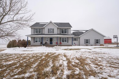 Newer roof, covered porch, 6beds and 5 baths