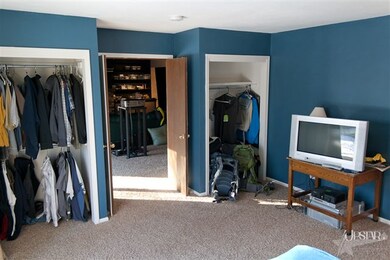 His and hers closets! (Doors are off in this pictu