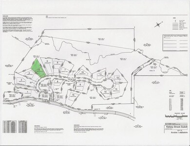 Lot 4 highlighted on Kelsey Brook...