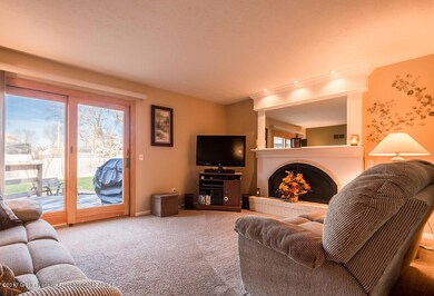 Den + Fireplace