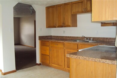 Here we have the door way from the kitchen into th