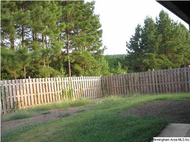 fenced yard