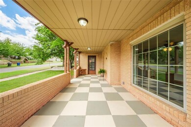 View of patio featuring a porch