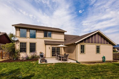 Large back patio