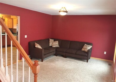 Family room right off the kitchen!