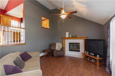 Great Room with vaulted ceiling