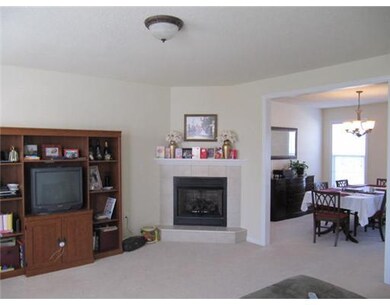 Living Room. Large living room with gas fire fire 