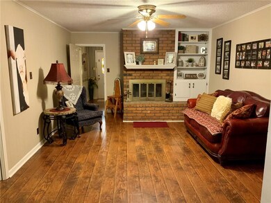 Living Room with Fireplace