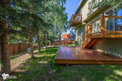 South facing deck