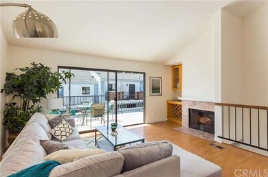 Open and airy; fireplace and wine rack