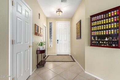 Front entry way inside of home