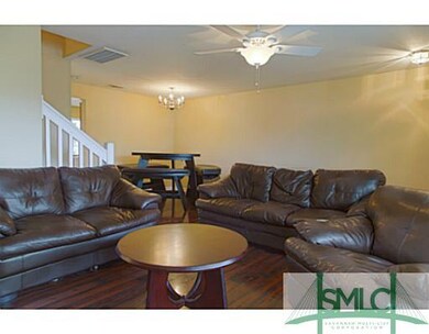 Living Room. Large living room open to dining area