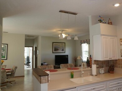 Kitchen to family room