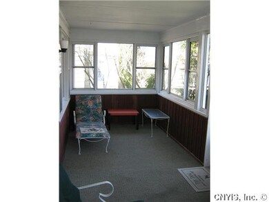 Porch - Enclosed. Good size enclosed porch.