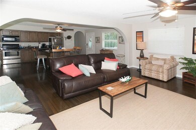 LIVING ROOM AND KITCHEN