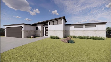 Contemporary home featuring board and batten sidi