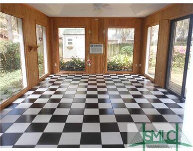 Sunroom. Very Large Sunroom with Tile Floors, Doub