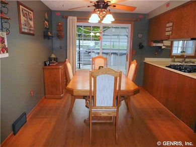 Dining Room. Large Dining area opens to Kitchen an