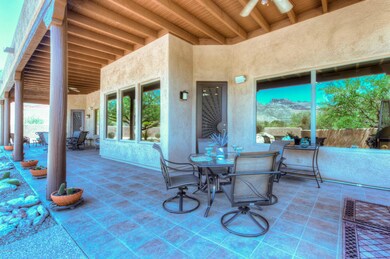 The back patio