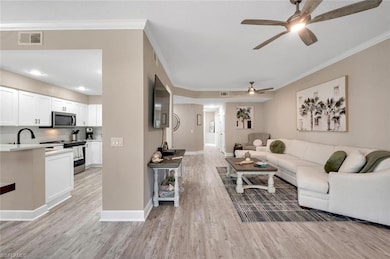 Great room with easy direct access to kitchen.